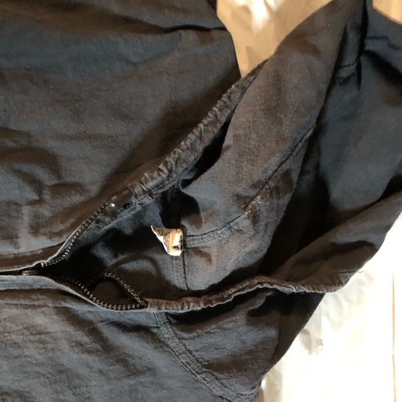 Vintage 90s Los Algodones Mexico navy distressed Zip Up Jacket hoodie sz 44 - Picture 4 of 9